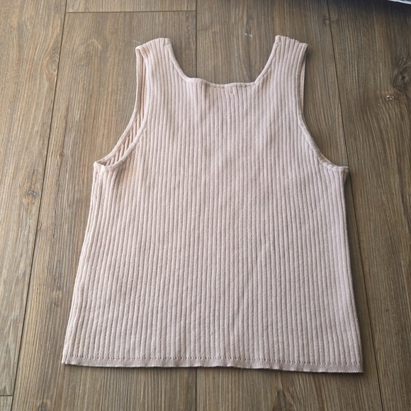 Avec Les Filles Ribbed Knit Top - Picture 2 of 4